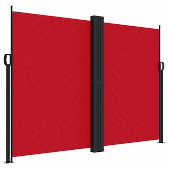 Windscherm uittrekbaar 180x1200 cm rood 2