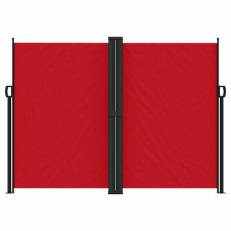 Windscherm uittrekbaar 180x1200 cm rood 3