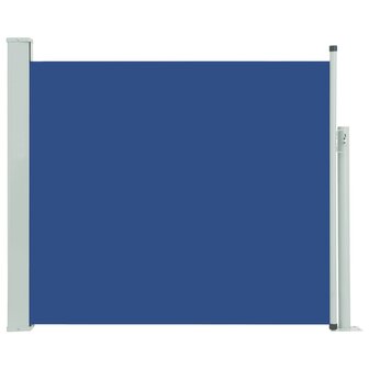 Tuinscherm uittrekbaar 100x300 cm blauw 2