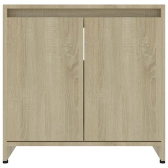 Badkamerkast 60x33x61 cm bewerkt hout sonoma eikenkleurig 6