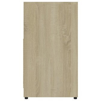 Badkamerkast 60x33x61 cm bewerkt hout sonoma eikenkleurig 7