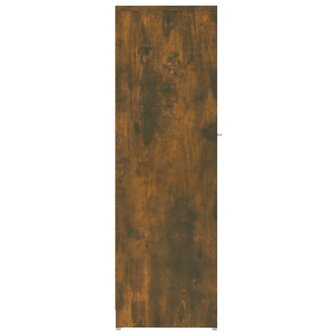 Badkamerkast 30x30x95 cm bewerkt hout gerookt eikenkleurig 7