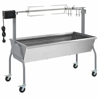 Draaispit barbecue met elektrische motor 1