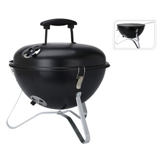 ProGarden Kogelbarbecue 37 cm zwart 1