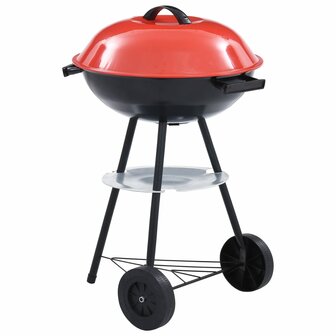 Kogelbarbecue houtskool met wieltjes XXL 44 cm 1