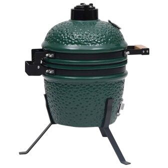 Kamado barbecue 56 cm keramiek groen 5