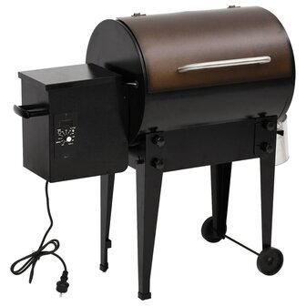 Pelletbarbecue 94 cm ijzer zwart 2