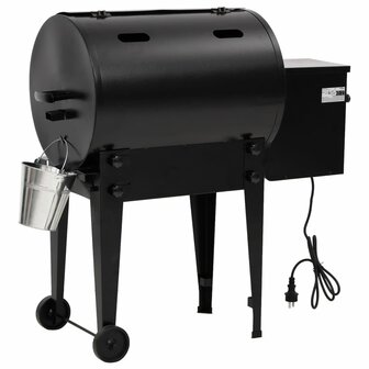 Pelletbarbecue 94 cm ijzer zwart 6