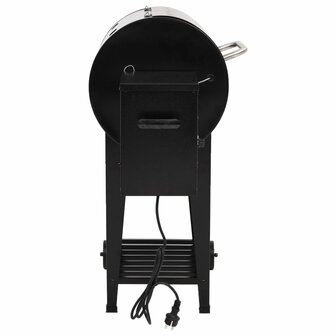 Pelletbarbecue met bodemplaat 94 cm ijzer zwart 5