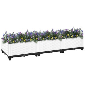 Plantenbak verhoogd 120x40x23 cm polypropeen 2