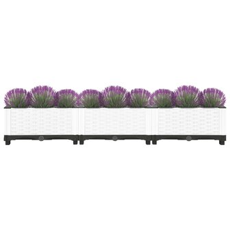 Plantenbak verhoogd 120x40x23 cm polypropeen 3