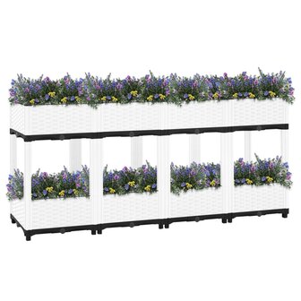 Plantenbak verhoogd 160x40x71 cm polypropeen 2