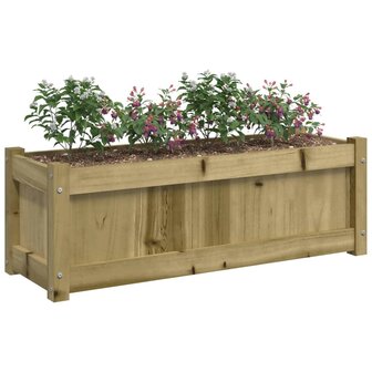 Plantenbakken 2 st cm ge&iuml;mpregneerd hout 4