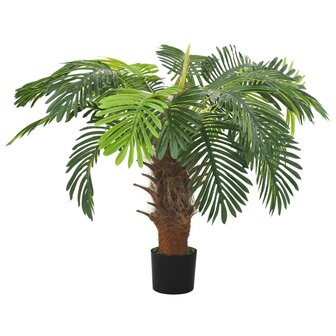 Kunstplant met pot cycaspalm 90 cm groen 2