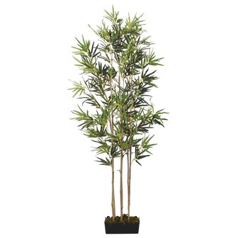 Kunstplant bamboe 552 bladeren 120 cm groen 2