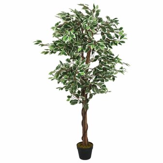 Kunstplant ficus 378 bladeren 80 cm groen 1