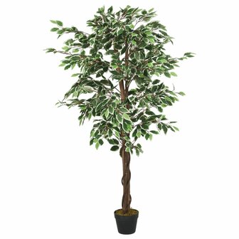 Kunstplant ficus 378 bladeren 80 cm groen 2