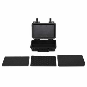 Flightcase draagbaar 30x22x10 cm PP zwart 2