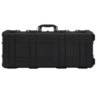 Flightcase op wieltjes 96x42x16 cm PP zwart 3