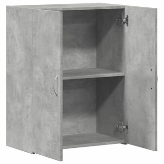 Archiefkast 60x32x77,5 cm bewerkt hout betongrijs 7