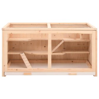 Hamsterkooi 104x52x54 cm massief vurenhout 4