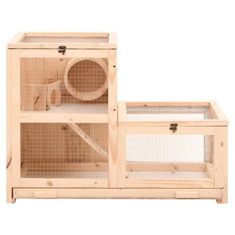 Hamsterkooi 81x40x60 cm massief vurenhout 4