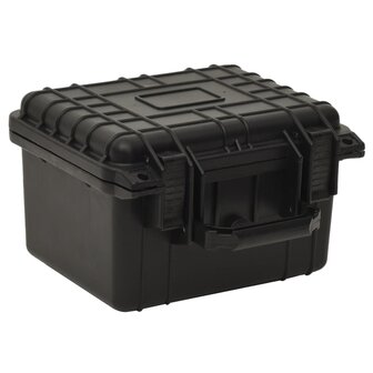 Flightcase draagbaar 27x25x18 cm PP zwart 1