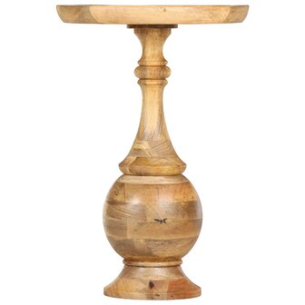 Bijzettafel rond 43x43x66 cm massief mangohout 2