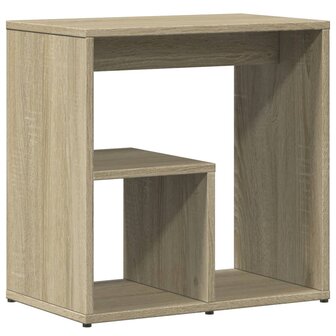 Bijzettafels 2 st 50x30x50 cm bewerkt hout sonoma eikenkleurig 5