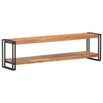 Tv-meubel 150x30x40 cm massief acaciahout 7