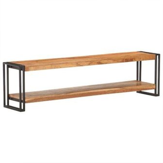 Tv-meubel 150x30x40 cm massief acaciahout 8