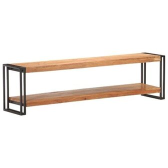 Tv-meubel 150x30x40 cm massief acaciahout 9