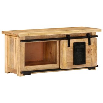 Tv-meubel 90x35x40 cm massief mangohout 8