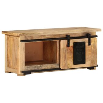 Tv-meubel 90x35x40 cm massief mangohout 11