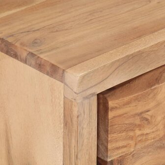 Tv-meubel met natuurlijke randen 120x30x42cm massief acaciahout 5