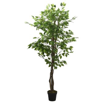 Kunstboom ficus 756 bladeren 150 cm groen 2