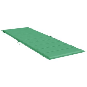 Ligbedkussen 186x58x3 cm oxford stof groen 3