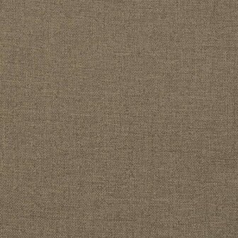 Ligbedkussen 186x58x3 cm stof gem&ecirc;leerd taupe 9