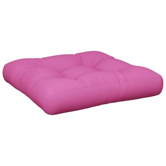 Palletkussen 60x60x12 cm stof roze 2