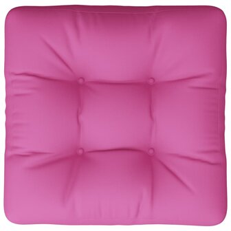 Palletkussen 60x60x12 cm stof roze 6