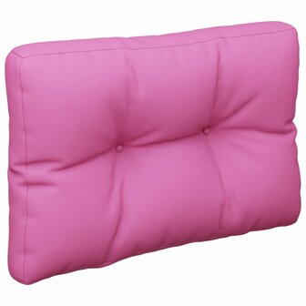 Palletkussen 50x40x12 cm stof roze 2