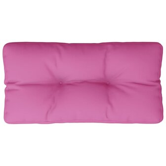 Palletkussen 80x40x12 cm stof roze 2