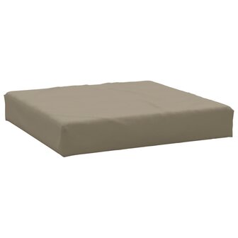 Palletkussen 60x60x8 cm oxford stof taupe 2