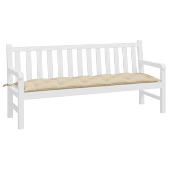 Tuinbankkussen 180x50x7 cm oxford stof beige 3