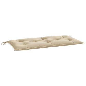 Tuinbankkussen 100x50x7 cm oxford stof beige 2