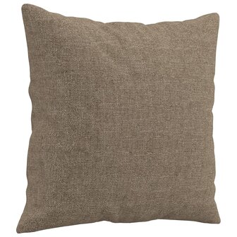 Sierkussens 2 st 40x40 cm stof taupe 3