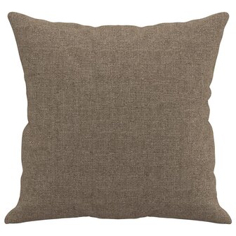 Sierkussens 2 st 40x40 cm stof taupe 4