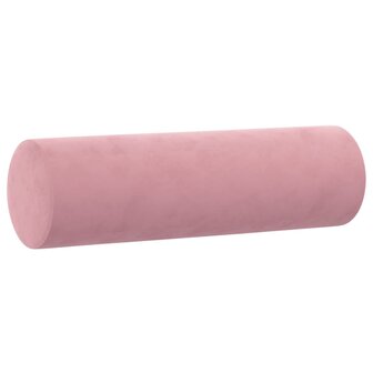 Sierkussens 2 st 15x50 cm fluweel roze 3