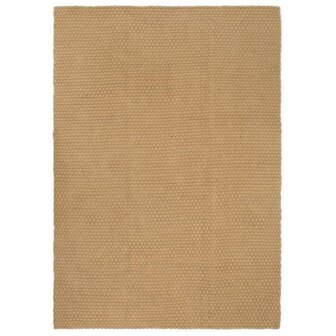 Vloerkleed rechthoekig 80x160 cm jute naturel 1