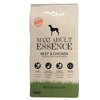 Premium hondenvoer droog Maxi Adult Essence Beef &amp; Chicken 15kg 2